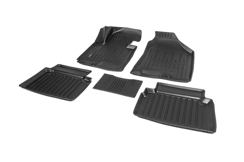 Stingray 3D rugs (5 pcs, polyurethane) for Hyundai IX-35 2010-2015 - Reelken Auto