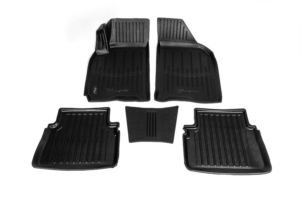 Stingray 3D Rubber Floor Mats (5 pcs, Polyurethane) for Chevrolet Lacetti 2003-2024 - image 1