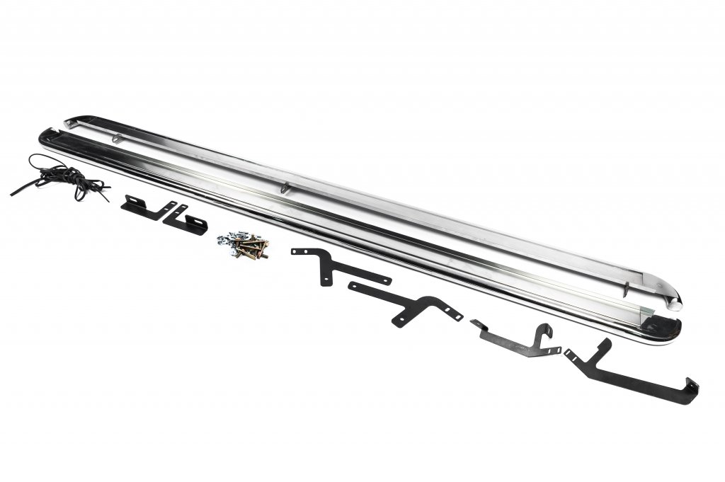 Side platform, Premium (2 PCs, stainless steel) for Nissan NV300/Primastar 2016 - image 5