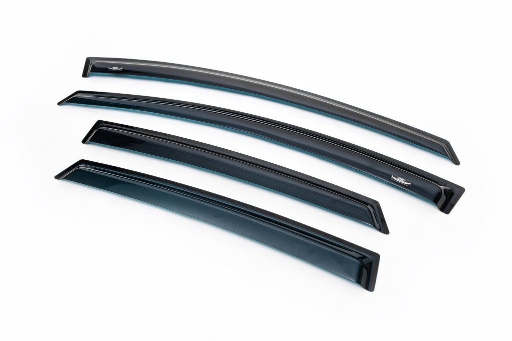 Window Deflectors HB 2008+ (4 pcs, HIC) for Ford Fiesta 2008-2017 - image 1