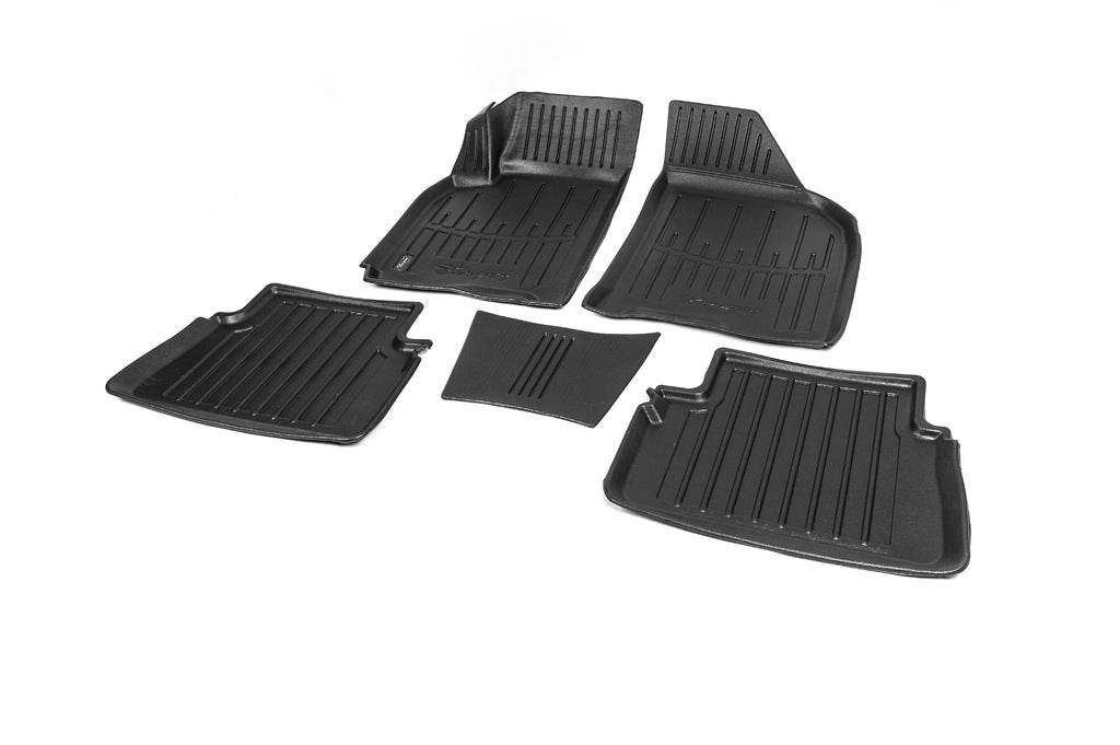 Stingray 3D rugs (5 pcs, polyurethane) for Daewoo Gentra - Reelken Auto