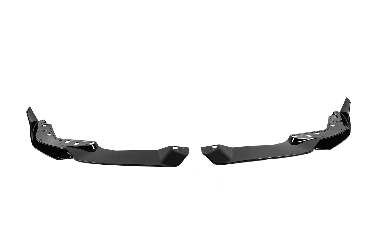 Front Lip Spoiler DPT V-2 (for 2022+, M Technic, Gloss Black) for BMW 3 Series G20/21 2018- - image 2