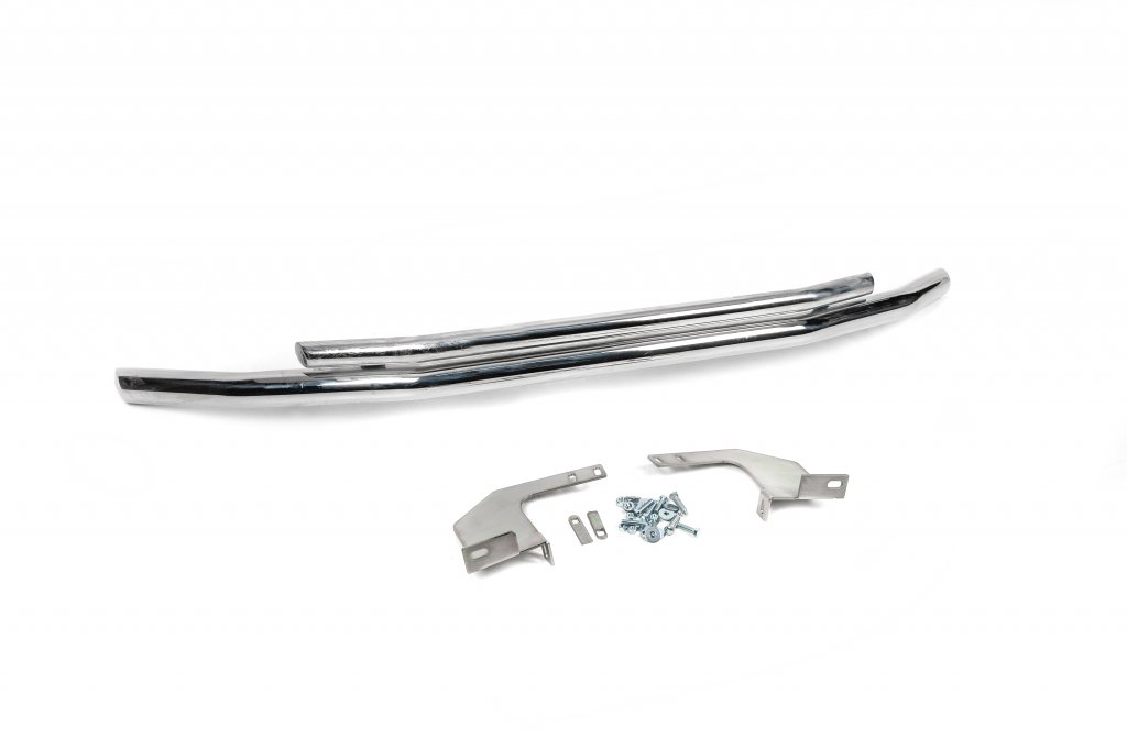 Front double bull bar 60/48 mm (stainless steel) for Volkswagen T5 Caravelle 2004-2010 - image 4