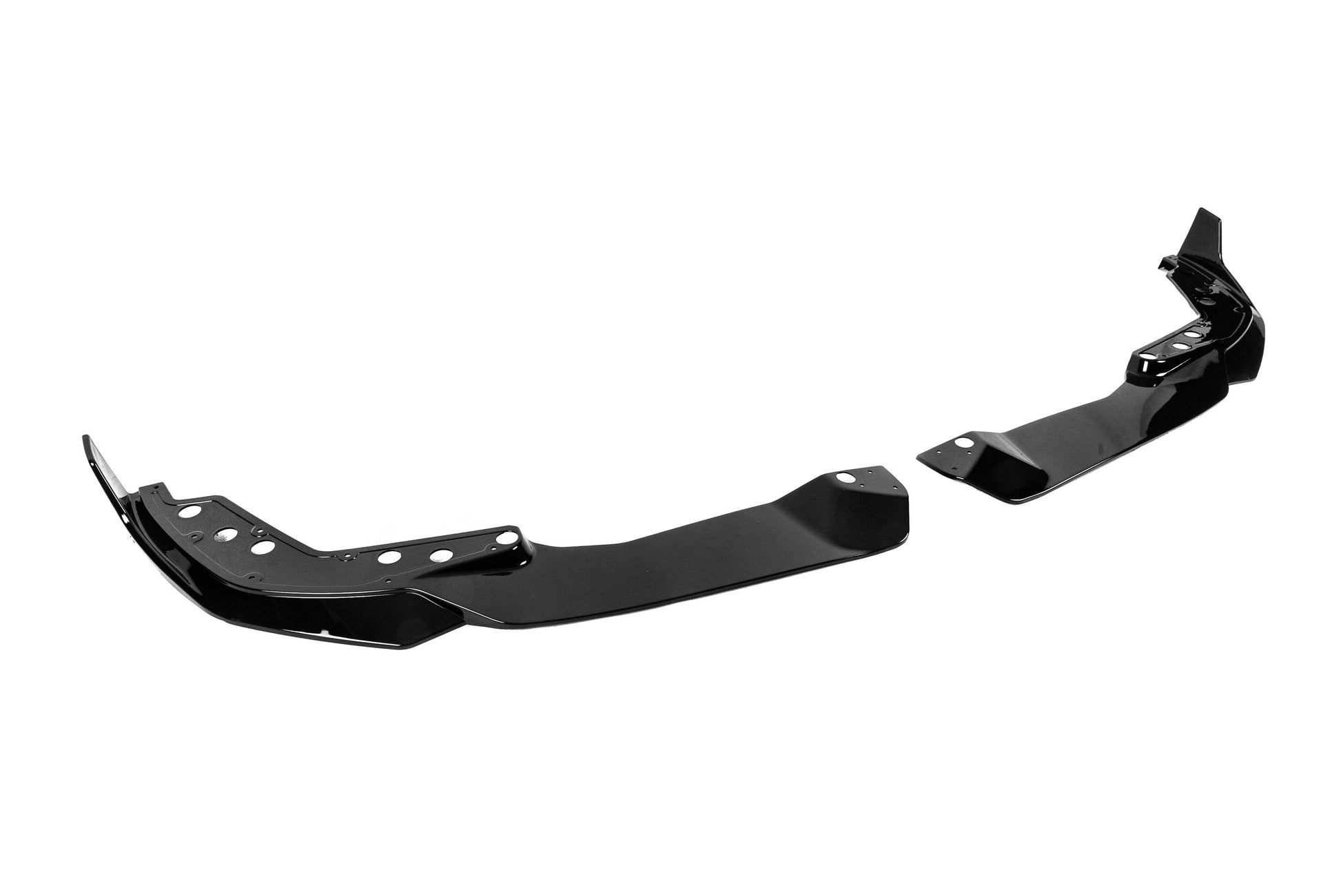 Front Lip Spoiler DPT V-2 (for 2022+, M Technic, Gloss Black) for BMW 3 Series G20/G21 2018- - image 4