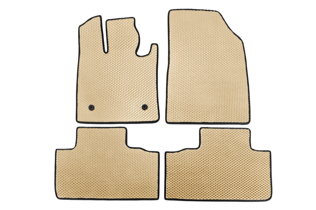 EVA Floor Mats (for BYD Song Plus EV, Beige) for BYD Song Plus EV 2020– - image 1