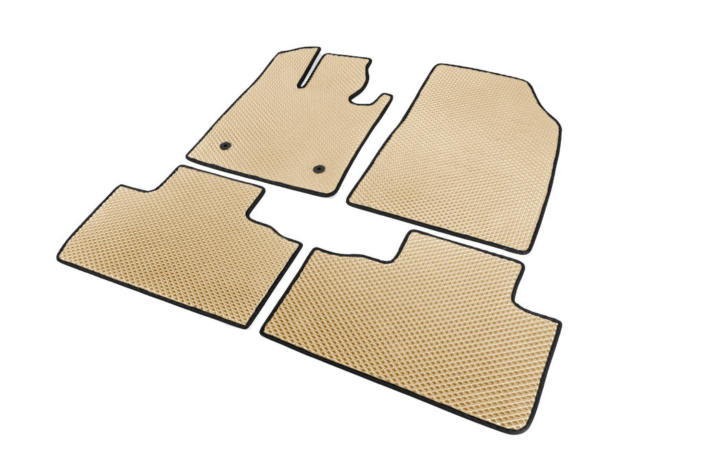 EVA Floor Mats (for BYD Song Plus EV, Beige) for BYD Song 2023- - image 2