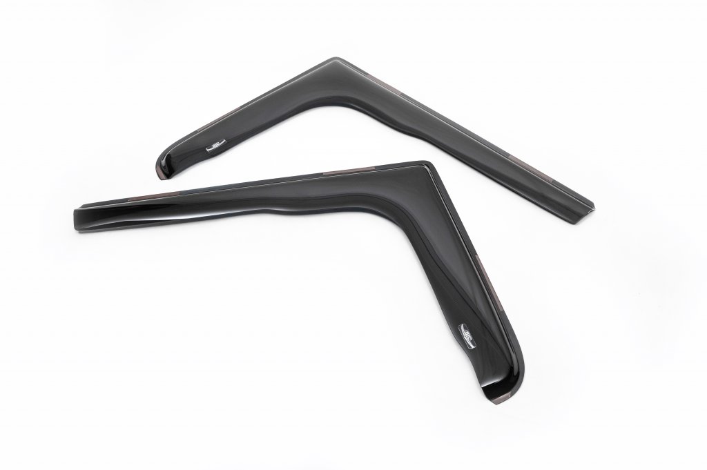 In-Channel Wind Deflectors 2006-2013 (2 pcs, HIC) for Ford Transit 2000-2014 - image 1