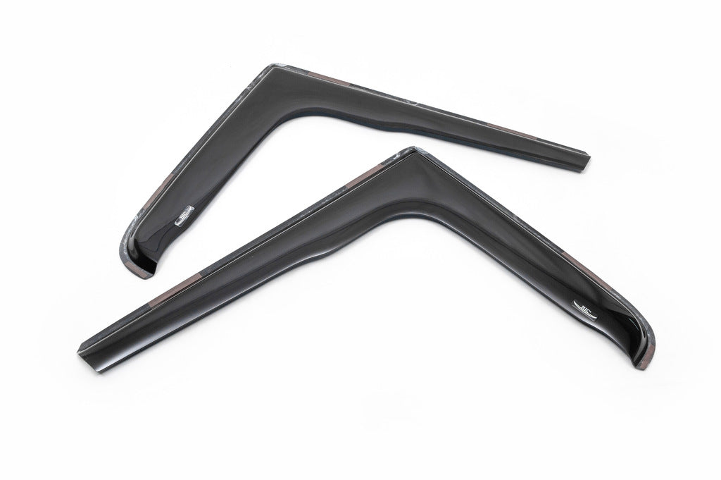 In-channel window deflectors (2 pcs, HIC) for Ford Transit 1991-2000 - image 2