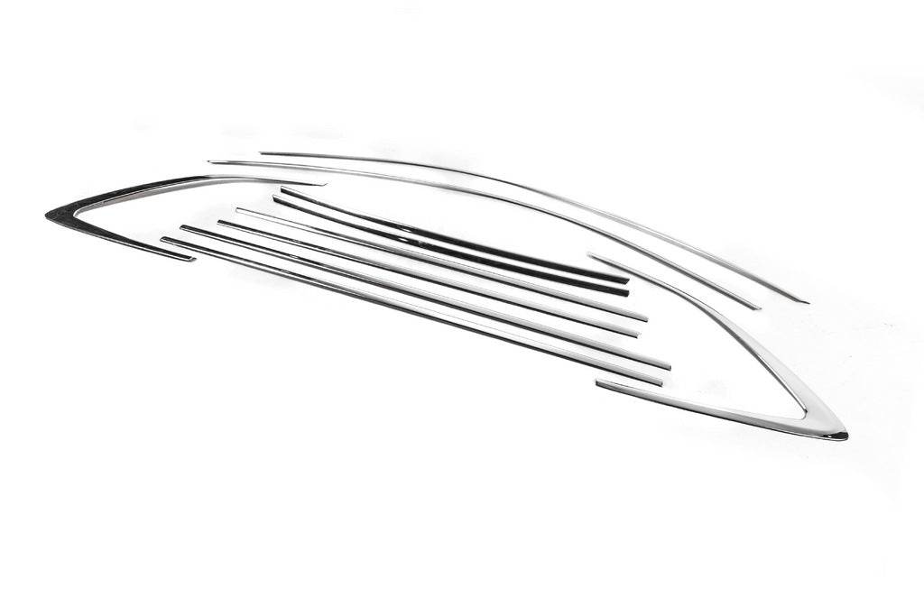 Complete edging of windows (10 pcs., stainless steel) for Skoda Scala - Reelken Auto