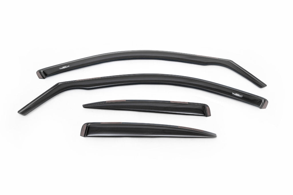 In-channel window deflectors (4 pcs, HIC) for Chevrolet Lanos 1998-2017 - image 4