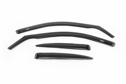 In-channel window deflectors (4 pcs, HIC) for Chevrolet Lanos 1998-2017 - image 4