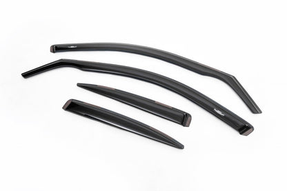 In-channel window deflectors (4 pcs, HIC) for Chevrolet Lanos 1998-2017 - image 5