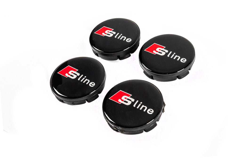 Wheel center caps 59/56mm ad5956s (4 pcs) for Audi - image 2