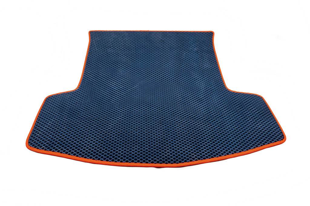 (5 seats) Trunk mat (EVA, blue) for Chevrolet Captiva 2006-2019 - Reelken Auto