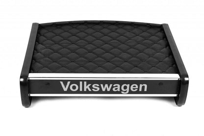 Dashboard Shelf (Black with Black Stitching) for Volkswagen T5 Transporter 2003-2010 - image 1