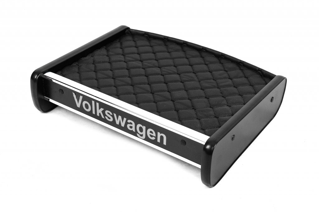 Dashboard Shelf (Black with Black Stitching) for Volkswagen T5 Transporter 2003-2010 - image 2