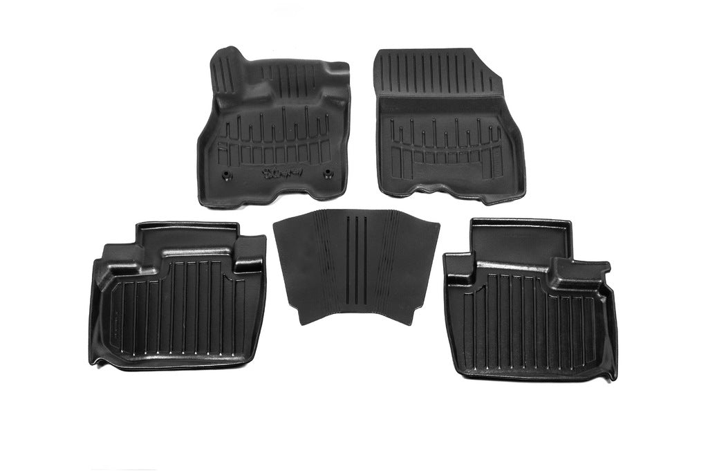 Stingray 3D Rubber Floor Mats (5 pcs, Polyurethane) for Nissan Leaf 2010-2017 - image 1
