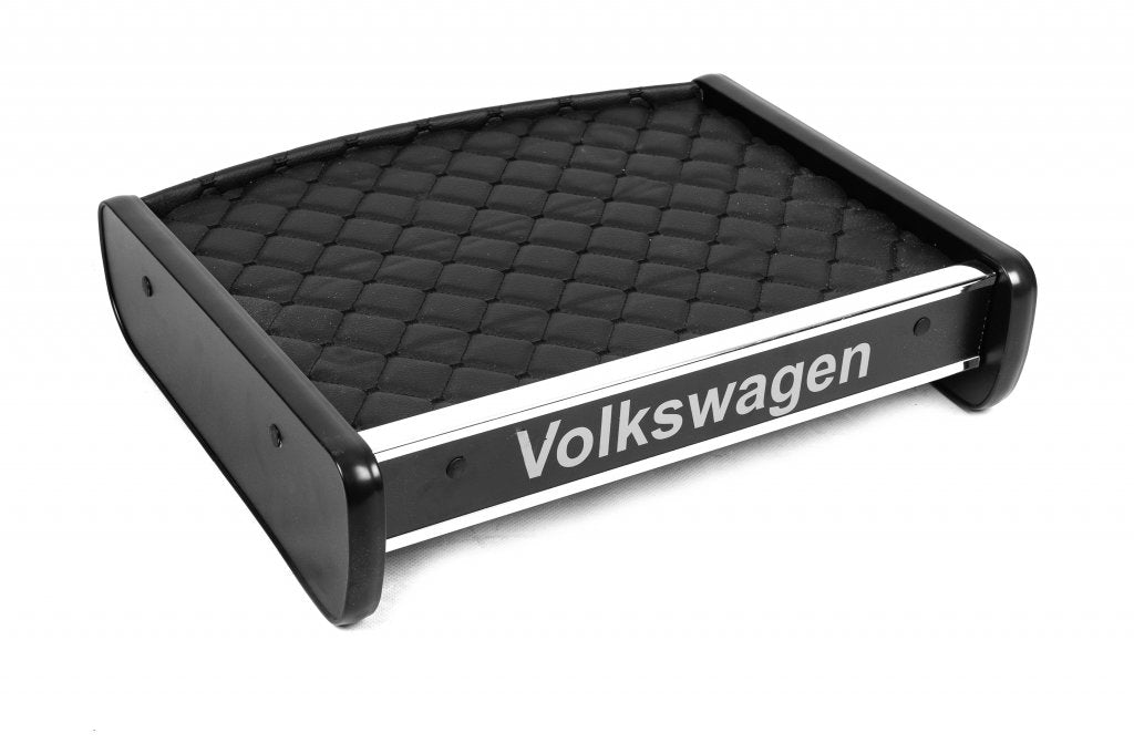 Dashboard Shelf (Black with Black Stitching) for Volkswagen T5 Transporter 2003-2010 - image 3