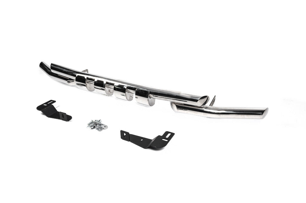 Front Lip Shark ST015 (Stainless Steel) for Mercedes Vito W639 2004-2014 - image 2