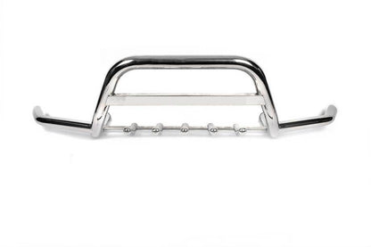 Front arc with a mustache WT003 (stainless) for Opel Movano 2004-2010 - Reelken Auto