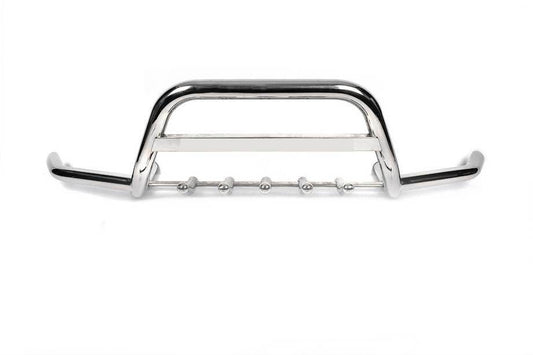 Front arc with a mustache WT003 (stainless) for Opel Movano 2004-2010 - Reelken Auto
