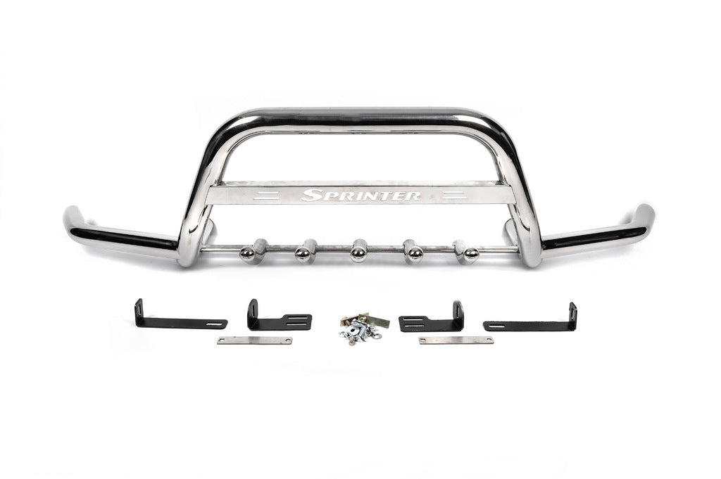 Bull Bar with Side Tubes WT003-Plus (Stainless Steel) for Mercedes Sprinter W906 2006-2018 - image 2