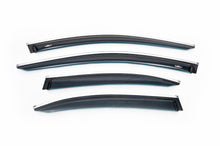 Window Deflectors with Chrome Trim SD (4 pcs, HIC) for Mercedes C-сlass W205 2014-2021 - image 2