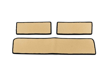 Doormats (3 pcs., EVA, Beige) for Ford Transit 2014↗ - Reelken Auto