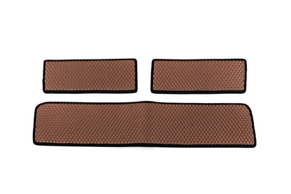 Carpets for thresholds (3 pcs., EVA, brick) for Ford Transit 2014↗ - Reelken Auto