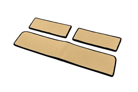 Doormats (3 pcs., EVA, Beige) for Ford Transit 2014↗ - Reelken Auto