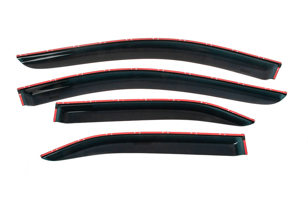 Window visors with chrome trim (USA, 4 pcs, HIC) for Toyota Camry 2006-2011 - image 3
