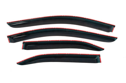 Window visors with chrome trim (USA, 4 pcs, HIC) for Toyota Camry 2006-2011 - image 3