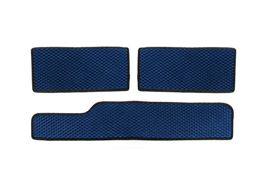 Polyurethane threshold mats (3 pcs, EVA, Blue) for Mercedes Sprinter W901/902/903/904/905 1995-2006 - Reelken Auto