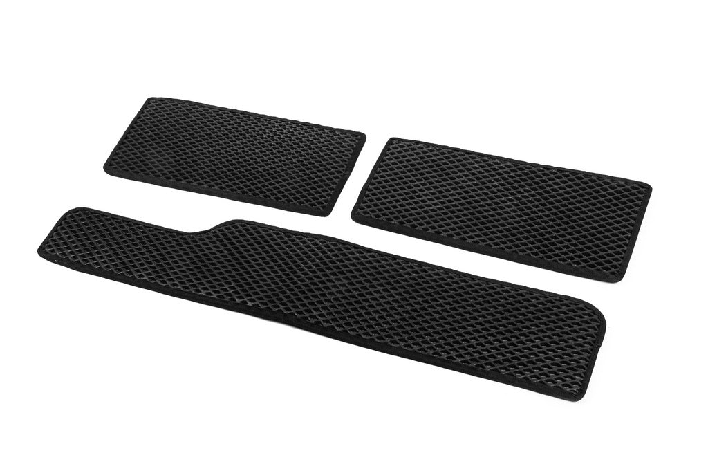 Polyurethane Door Sill Mats (3 pcs, EVA, Black) for Mercedes Sprinter W901/902/903/904/905 1995-2006 - image 1
