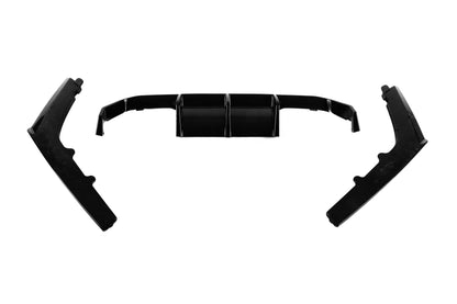 Rear Diffuser DPT V-4 (for M-4 Vorstainer, Gloss Black) for BMW 4 Series F-32 2012-2020 - image 8