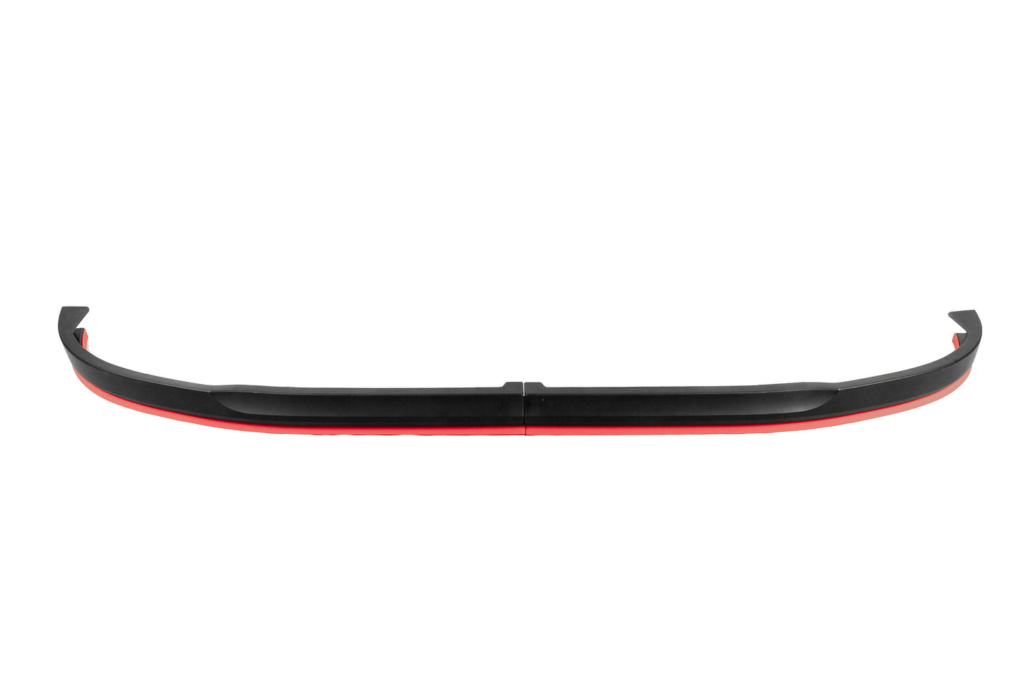 Universal Front Lip Spoiler DPT Red (ABS, Gloss Black) - image 2