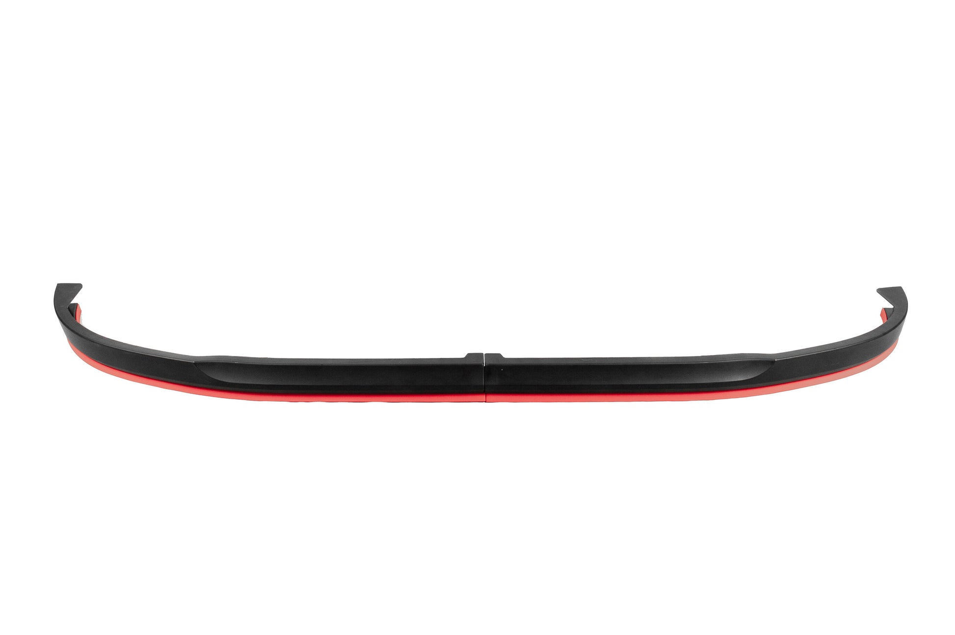 Universal Front Lip Spoiler DPT Red (ABS, Gloss Black) - image 2