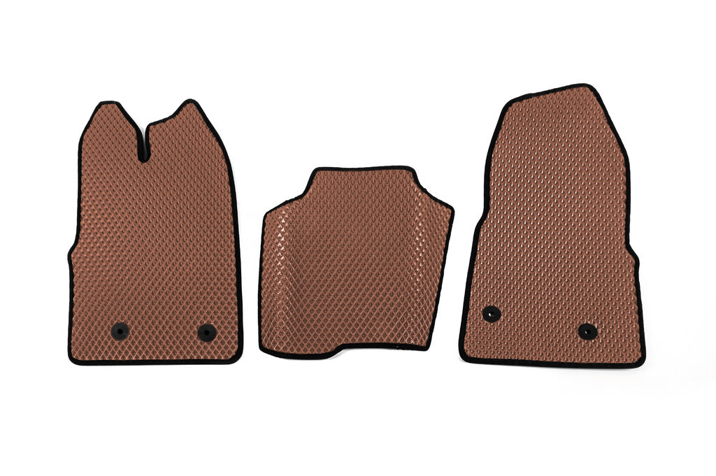 EVA Floor Mats 2019+ (Brown) for Ford Transit 2014- - image 1