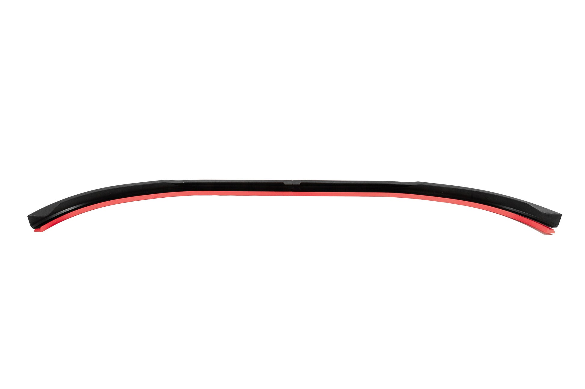 Universal Front Lip Spoiler DPT Red (ABS, Gloss Black) - image 4