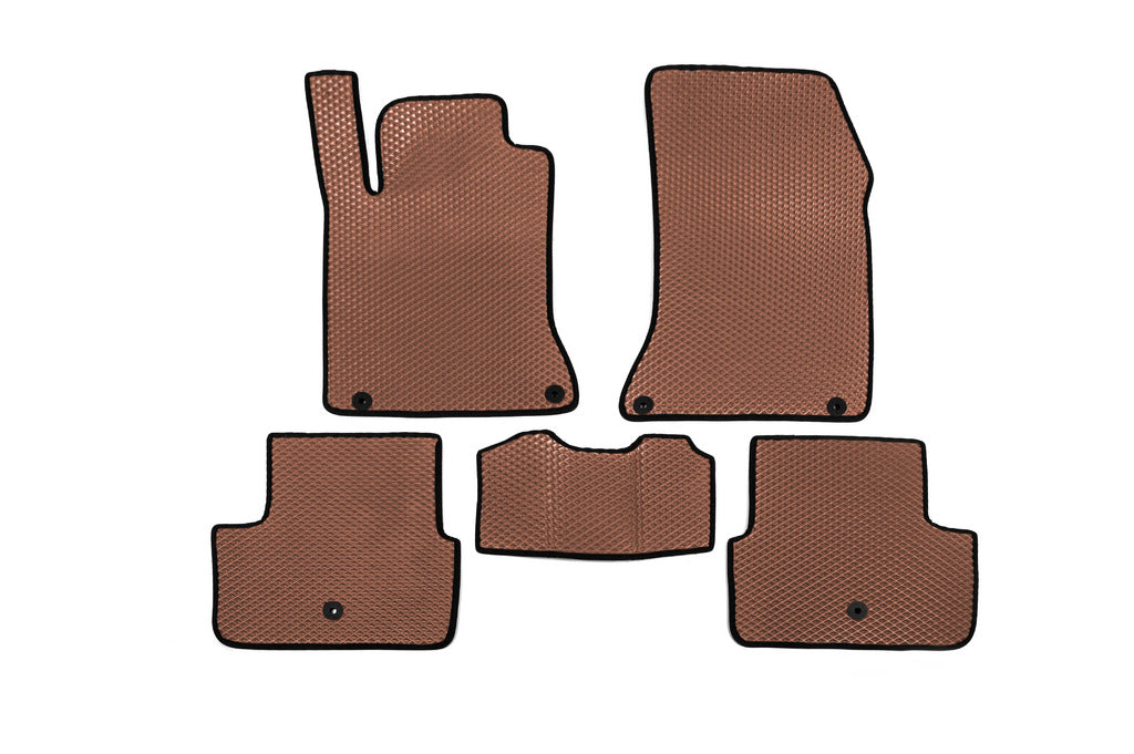 EVA Floor Mats (Brown) for Infiniti QX30 2017- - image 1