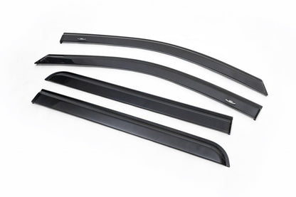 Window Deflectors (4 pcs, HIC) for Nissan Navara/NP300 2016- - image 1