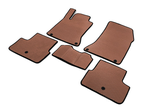 EVA Floor Mats (Brown) for Infiniti QX30 2017- - image 2