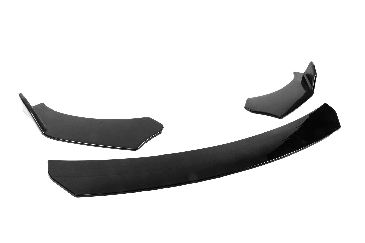 Universal Front Lip Spoiler DPT V-4 (ABS, Gloss Black) - image 4