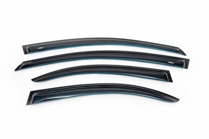 Deflectors (4-piece, HIC) for Mitsubishi Lancer X 2008↗ - Reelken Auto