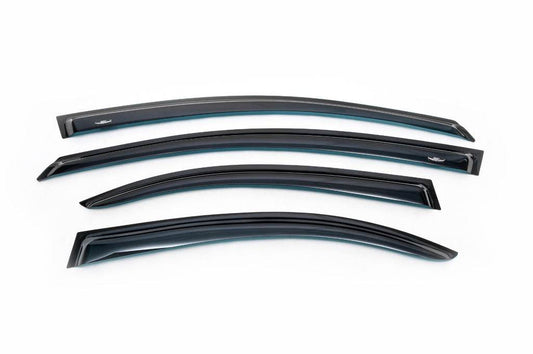 Deflectors (4-piece, HIC) for Mitsubishi Lancer X 2008↗ - Reelken Auto