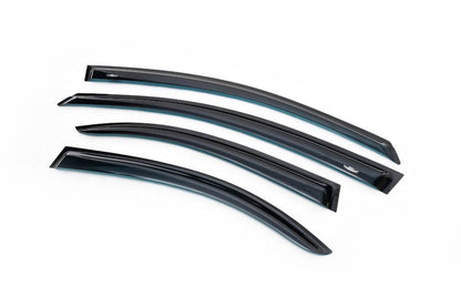 Deflectors (4-piece, HIC) for Mitsubishi Lancer X 2008↗ - Reelken Auto