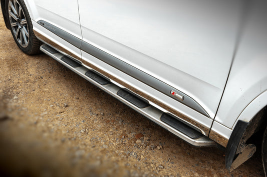 Side Steps OEM V1 (2 pcs, Aluminum) for Audi Q7 2015- - image 1