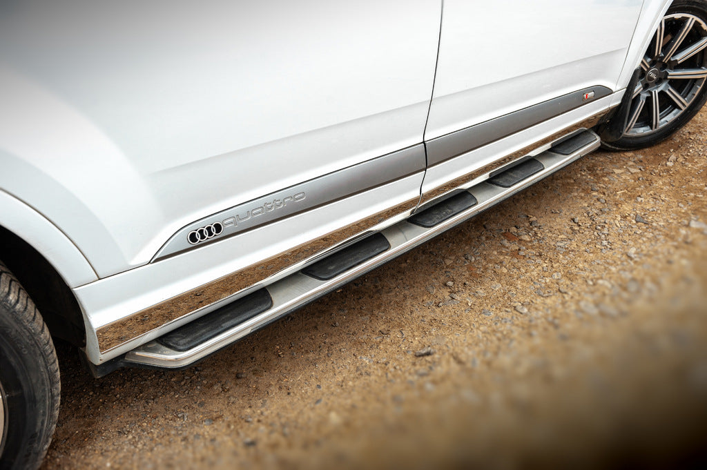 Side Steps OEM V1 (2 pcs, Aluminum) for Audi Q7 2015- - image 2