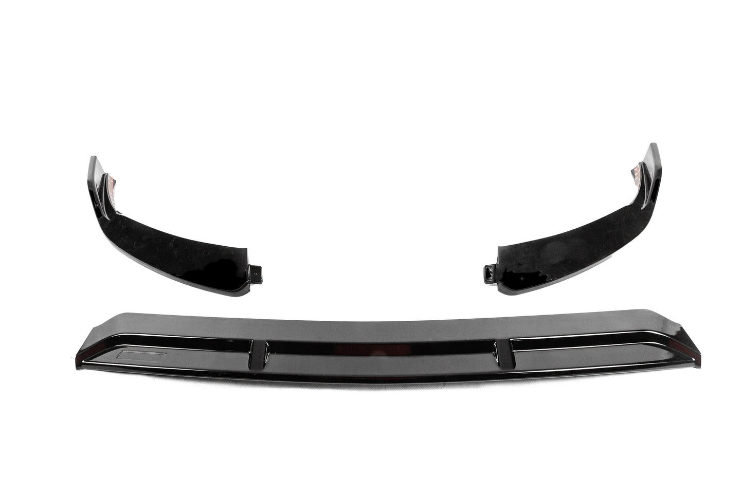 Front Lip Spoiler DPT (2019-2021, for AMG-Line only, Gloss Black) for Mercedes C-сlass W205 2014-2021 - image 5