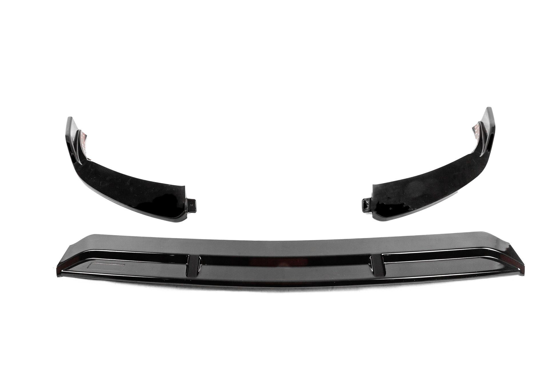 Front Lip Spoiler DPT (2019-2021, for AMG-Line only, Gloss Black) for Mercedes C-сlass W205 2014-2021 - image 5